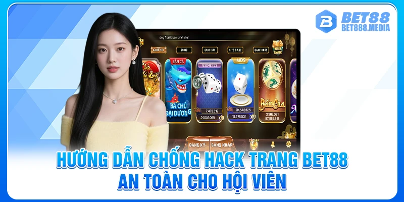 Hướng Dẫn Chống Hack Trang Bet88 An Toàn Cho Hội Viên